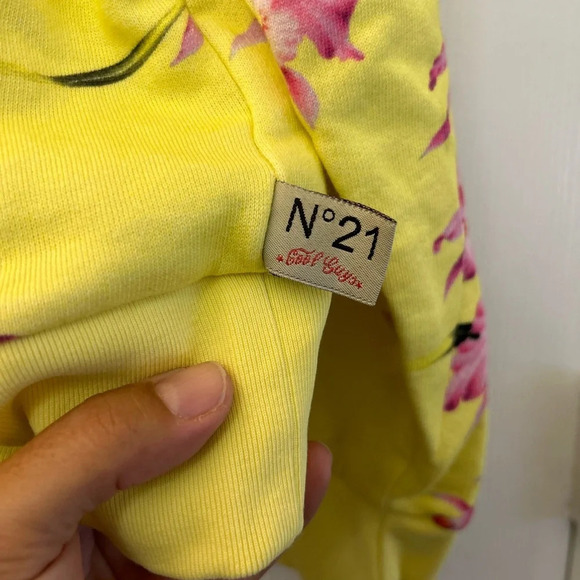 ! N° 21 Kids floral Printed Hoodie sz 12 - Picture 6 of 6